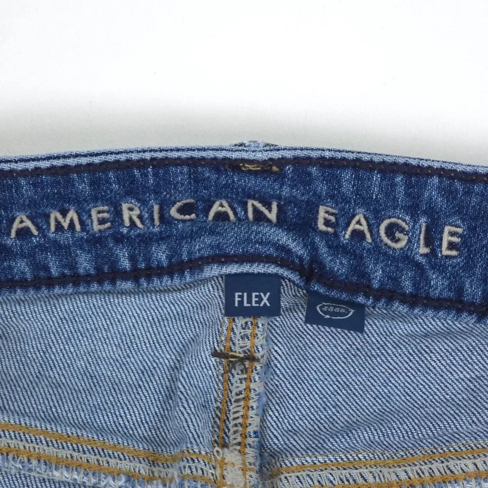 American Eagle Outfitters Slim‎ Straight Jeans Mens 30x28 Flex Medium Wash Faded